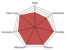 Load image into Gallery viewer, Caffe Society - Nicaraguan La Bendición Pacamara Cupping Chart