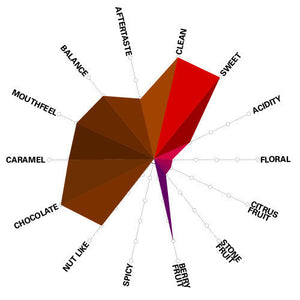 Artisan Roast - Irmãs Pereira Natural - Brazil Cupping Chart