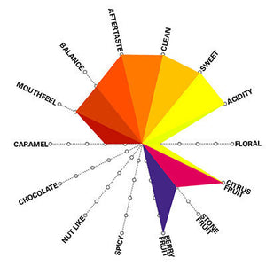 Artisan Roast - Kii Peaberry - Kenya Cupping Chart