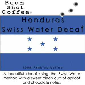 Bean Shot Coffee - Honduras Swiss Water Decaf