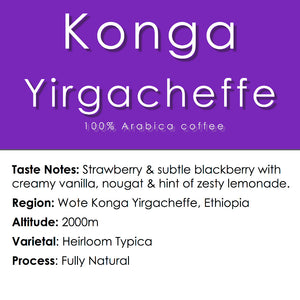 Bean Shot Coffee - Konga (Natural) Yirgacheffe