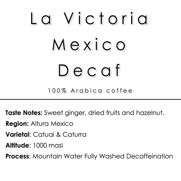 Bean Shot Coffee - La Victoria Mexico Decaf