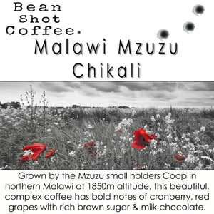 Bean Shot Coffee - Malawi Mzuzu Chikali