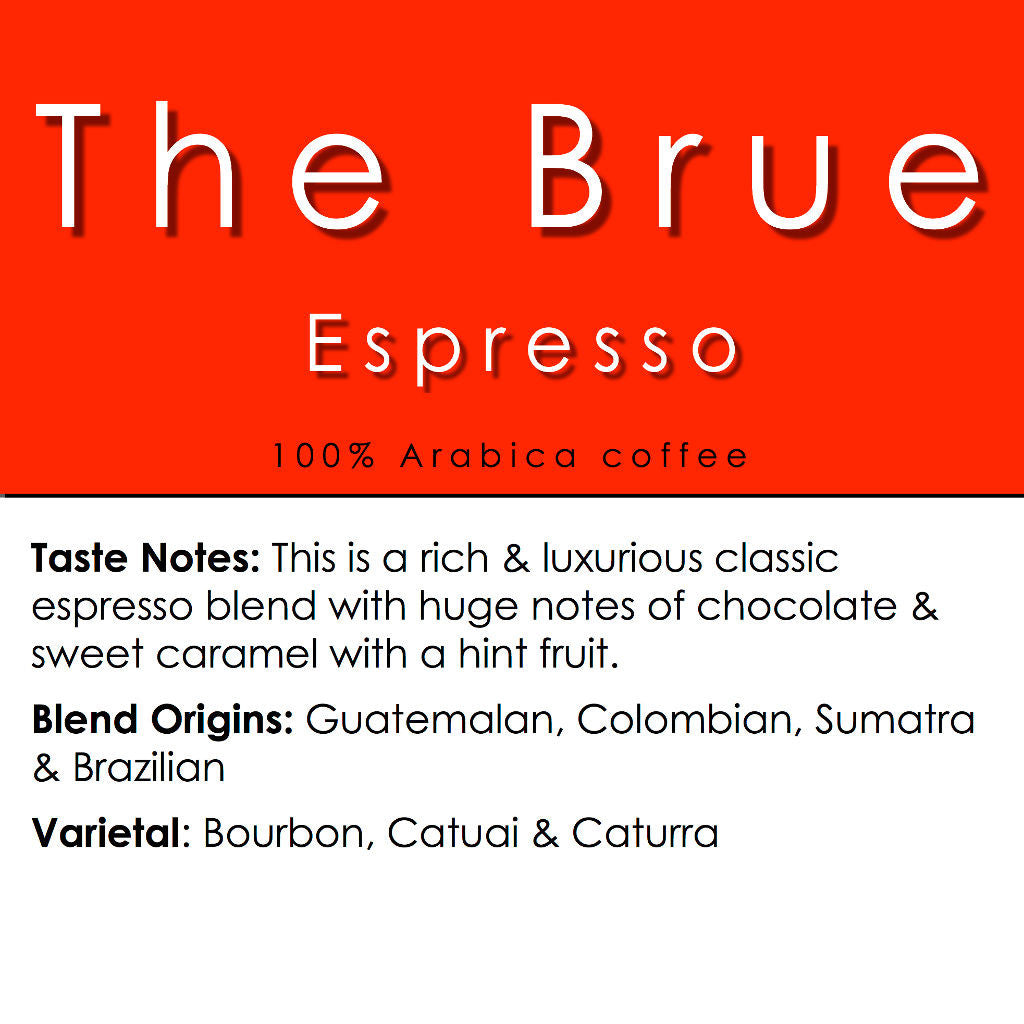 Bean Shot Coffee - The Brue espresso