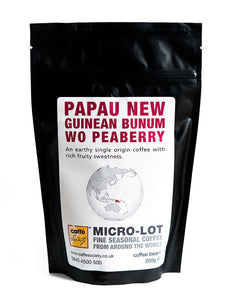 Caffe Society - Papua New Guinean Bunum WO Peaberry