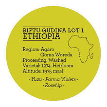 Load image into Gallery viewer, Climpson and Sons - Single Origin: Biftu Gudina Lot 1, Ethiopia
