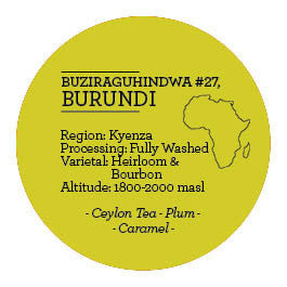 Climpson and Sons - Single Origin: Buziraguhindwa #27, Burundi
