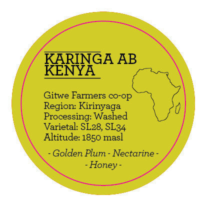 Climpson and Sons - Single Origin: Karinga AB, Kenya