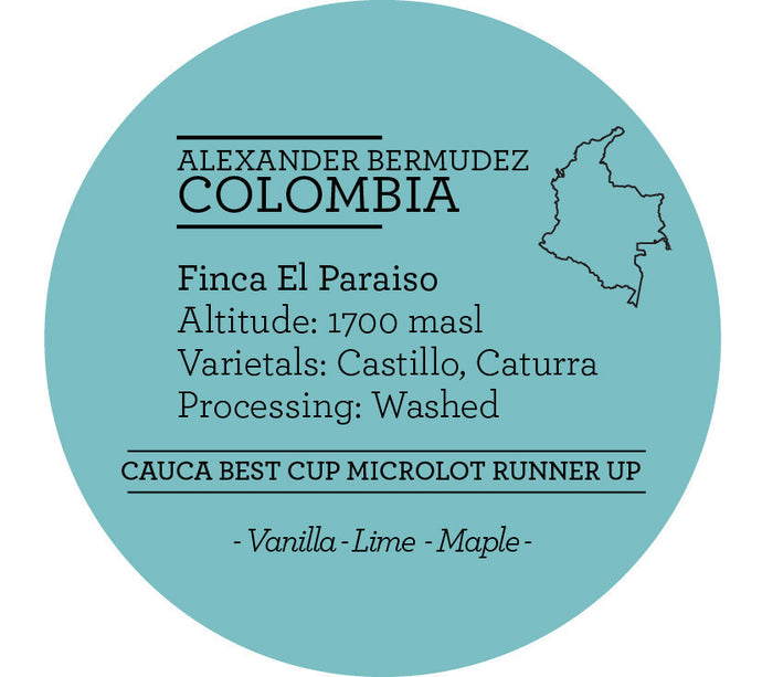 Climpson & Sons - Single Origin: Alexander Bermudez, Colombia