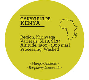 Climpson & Sons - Single Origin: Gakayuini Pb, Kenya