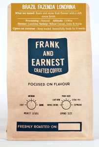 Frank and Earnest Coffee - Brazil - Fazenda Londrina