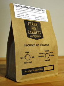 Frank and Earnest Coffee - Rocko Mountain Reserve - Yirgacheffe, Ethiopia