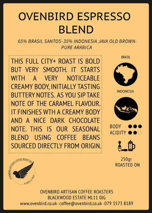 Ovenbird Coffee - Espresso Blend