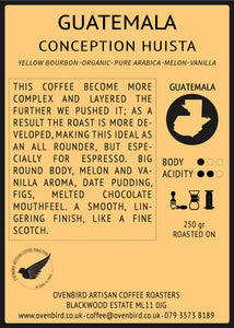 Ovenbird Coffee - Guatemala Conception Huista