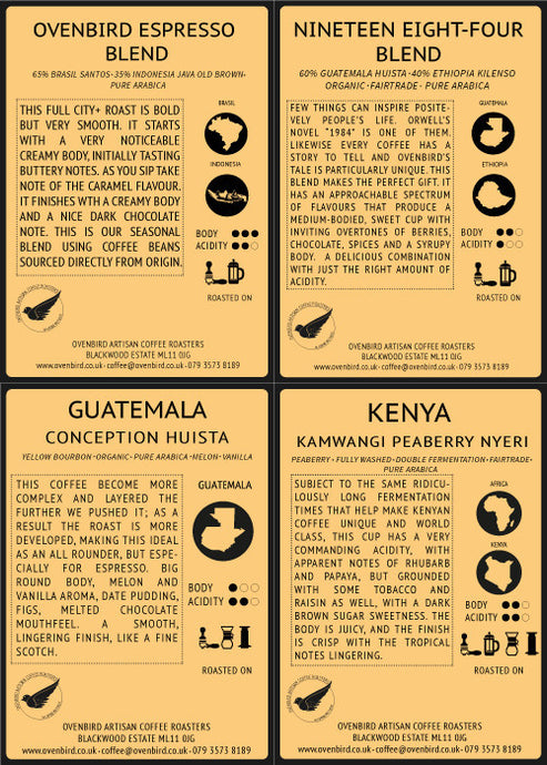 Ovenbird Coffee - Taster Pack #1