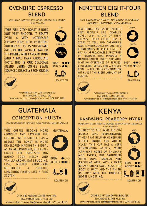 Ovenbird Coffee - Taster Pack #1