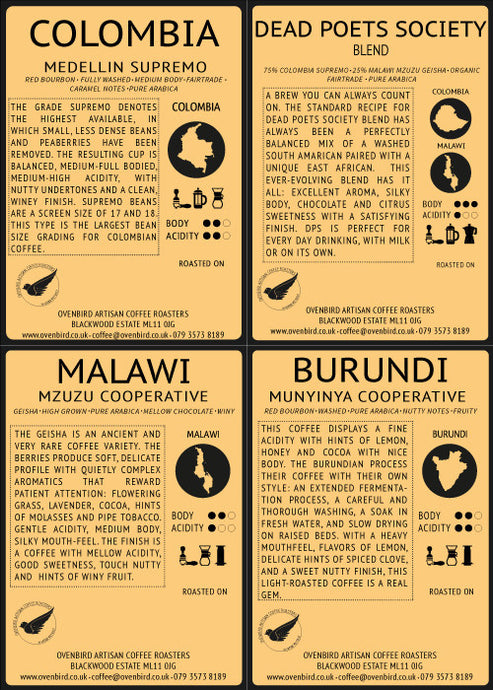 Ovenbird Coffee - Taster Pack #2