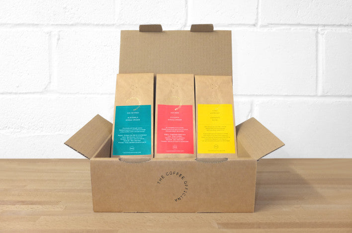 The Coffee Officina - Coffee Selection - Guatemala, Ethiopia And Fiori Espresso Blend