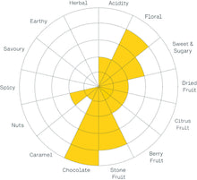 Load image into Gallery viewer, The Coffee Officina - Fiori Espresso Blend Cupping Chart