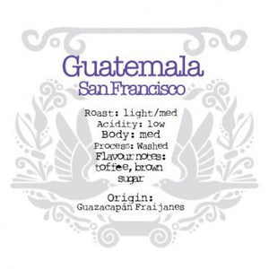 The Crafted Coffee Company - Guatemala Finca San Francisco Tecuamburro